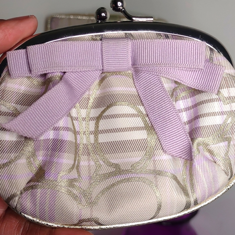 COACH Spring Coin Pouch lilac/lavender